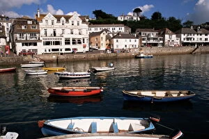 View Into Land Collection: Harbour, St. Mawes, Cornwall, England, United Kingdom, Europe