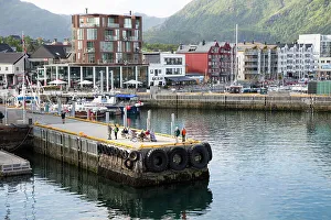Alesund Prints: Harbour at Svolvaer, Lofoten Islands, Nordland, Norway, Scandinavia, Europe