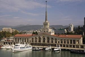 Images Dated 4th October 2009: Harbour terminal, Sochi, Caucasus, Russia, Europe