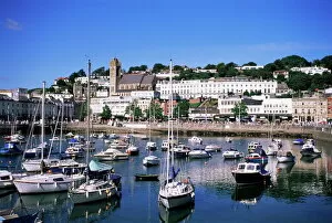 View Into Land Collection: Harbour, Torquay, Devon, England, United Kingdom, Europe