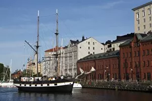 Images Dated 11th June 2009: Harbour tour by sailing ship, North Harbour, Helsinki, Finland, Scandinavia, Europe