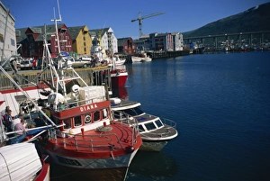 Tromso Prints: Harbour, Tromso, North Norway, Norway, Scandinavia, Europe