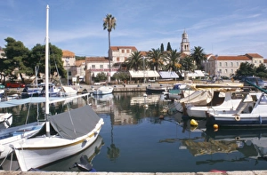 Korcula Prints: Harbour, Vela Luka, Korcula, Dalmatia, Croatia, Europe