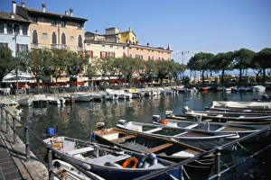 Italian Lake Prints: Harbour view