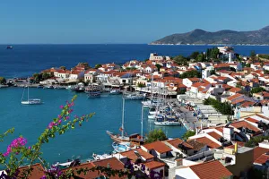 Quaint Prints: Harbour view, Pythagorion, Samos, Aegean Islands, Greece
