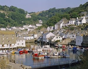 Images Dated 28th July 2008: The harbour and village, Polperro, Cornwall, England, UK