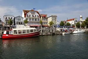 Mecklenburg Western Prints: Harbour, Warnemunde, Mecklenburg-Western Pomerania, Germany, Europe