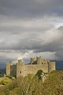 Images Dated 22nd October 2009: Harlech Castle, UNESCO World Heritage Site, Gwynedd, Wales, United Kingdom, Europe