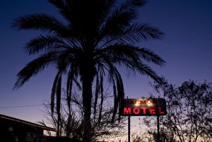 Motel Prints: Harmony Hotel, Twentynine Palms, California, United States of America, North America