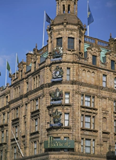 Crest Prints: Harrods, Knightsbridge, London, England, UK, Europe