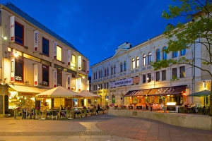 Gothenburg Prints: Harry Hjomes Place at dusk, Gothenburg, Sweden, Scandinavia, Europe