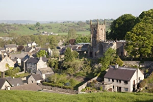 Hartington Village and church, Peak District, Derbyshire, England, United Kingdom, Europe