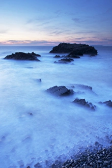 Photographic Techniques Prints: Hartland Quay, Devon, England, United Kingdom, Europe