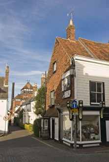 Harveys Brewery shop on Cliffe High Street, with the Brewery behind