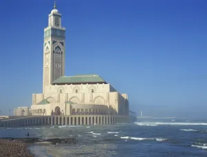 Images Dated 5th February 2008: The Hassan II Mosque, Casablanca, Morocco, North Africa, Africa