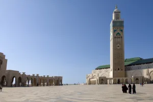 Images Dated 31st March 2009: Hassan II Mosque, Casablanca, Morocco, North Africa, Africa