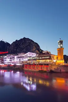 Central Anatolia Prints: Hatuniye Mahallesi historic neighbourhood on the river Yesilirmak