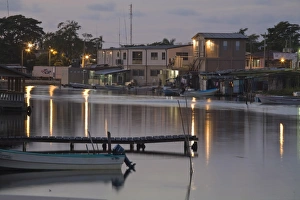 Haulover Creek, Belize City, Belize, Central America