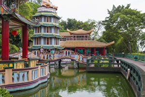 Pools Prints: Haw Par Villa, Singapore, Southeast Asia, Asia