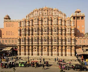 Sandstone Prints: Hawa Mahal, Jaipur, Rajasthan, India, Asia