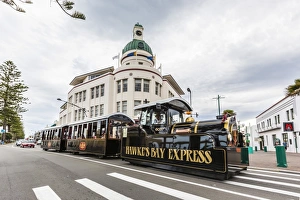 Napier Prints: The Hawkes Bay Express in Napier, North Island, New Zealand, Pacific