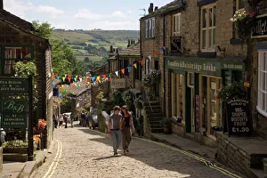 Yorkshire Prints: Haworth, Bronte Country, West Yorkshire, England, United Kingdom, Europe