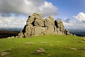 Surface Processes Prints: Hay Tor rocks, Dartmoor, Devon, England, United Kingdom, Europe