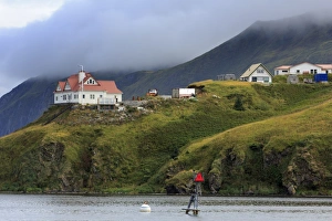 Alaskan Prints: Haystack Hill, Unalaska Island, Aleutian Islands, Alaska, United States of America