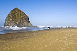 Images Dated 10th November 2007: Haystack Rock, Cannon Beach, Oregon, United States of America, North America