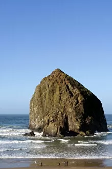 Images Dated 10th November 2007: Haystack Rock, Cannon Beach, Oregon, United States of America, North America
