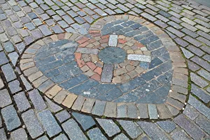 Edinburgh Prints: Heart of Midlothian, Royal Mile, Old Town, Edinburgh, Lothian, Scotland