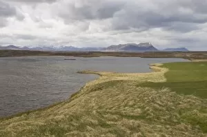 Helgafell lake near Stykkisholmur, Snaefellsnes Peninsula, Iceland, Polar Regions