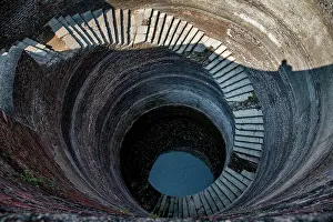 Gujarat Prints: Helical Stepwell, Champaner-Pavagadh Archaeological Park