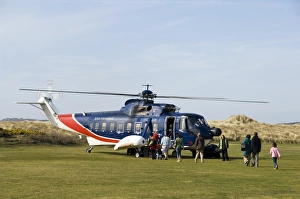 Scillies Prints: Helicopter from Penzance