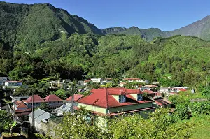 Roofs Prints: Hell-Bourg, Cirque de Salazie, Reunion