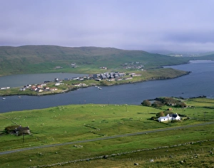 Shetland Island Prints: Hellister in Weisdale Voe