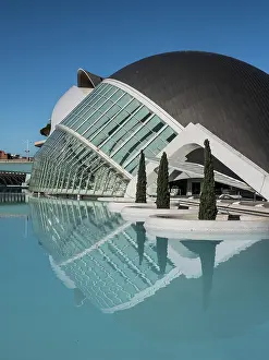 Valencia Prints: Hemisferic, IMax cinema, City of Arts and Sciences, Valencia, Spain, Europe