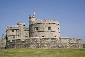 Forts Prints: Henry VIIIs fort, Pendennis castle, Falmouth, Cornwall, England, United Kingdom
