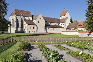 Herb garden, St. Maria und Markus Cathedral, Mittelzell, UNESCO World Heritage Site