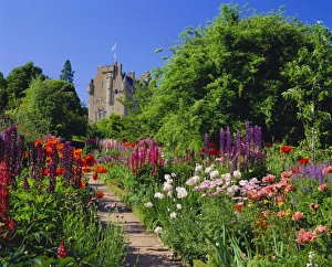 Walk Way Prints: Herbaceous borders in the gardens