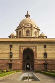 Travel De Prints: The Herbert Baker designed North Block Secretariat Building in New Delhi, India, Asia