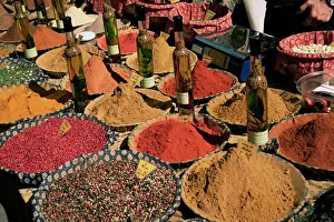 Images Dated 30th July 2008: Herbs and spices, Aix en Provence, Bouches du Rhone, Provence, France, Europe