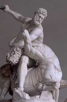 Florence Prints: Hercules and Nessus by Giambologna