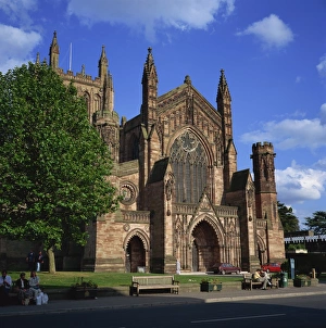 Hereford Cathedral, Hereford, Herefordshire, England, United Kingdom, Europe