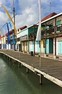 Images Dated 3rd February 2008: Heritage Quay shopping district in St. Johns, Antigua, Leeward Islands