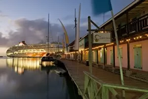 Images Dated 21st January 2008: Heritage Quay shopping district in St. Johns, Antigua, Leeward Islands