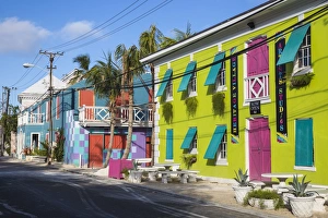 Green Colour Prints: Heritage village, Nassau, Providence Island, Bahamas, West Indies, Caribbean, Central