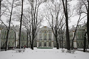 Stereotypically Russian Prints: Hermitage Museum, UNESCO World Heritage Site, St. Petersburg, Russia, Europe