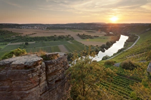 Hessigheim Felsengarten (Rock Gardens), Neckartal Valley, River Neckar, Baden Wurttemberg