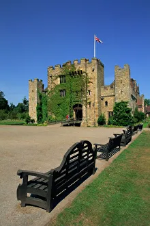 Kent Prints: Hever Castle, former home of Anne Boleyn, near Edenbridge, Kent, England